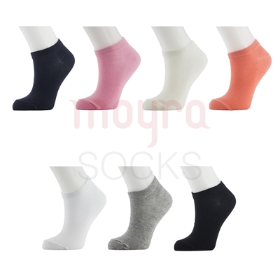 Resim Düz Kadın Patik Çorap