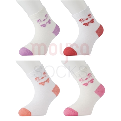 Resim Kedi Desen Bebe Soket Çorap